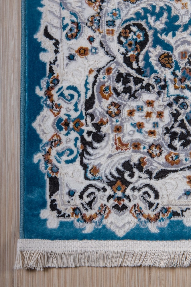 Ковер Голубой Amira 4922A D.Blue-D.Blue