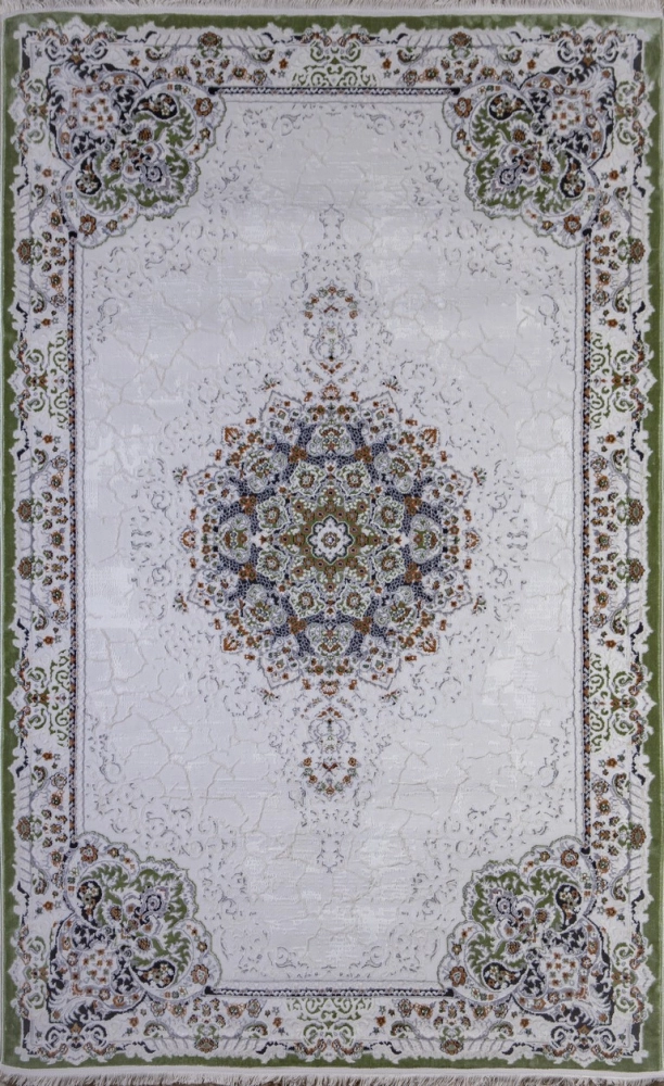 Ковер Голубой Amira 4922A D.Blue-L.Grey (зелёный)