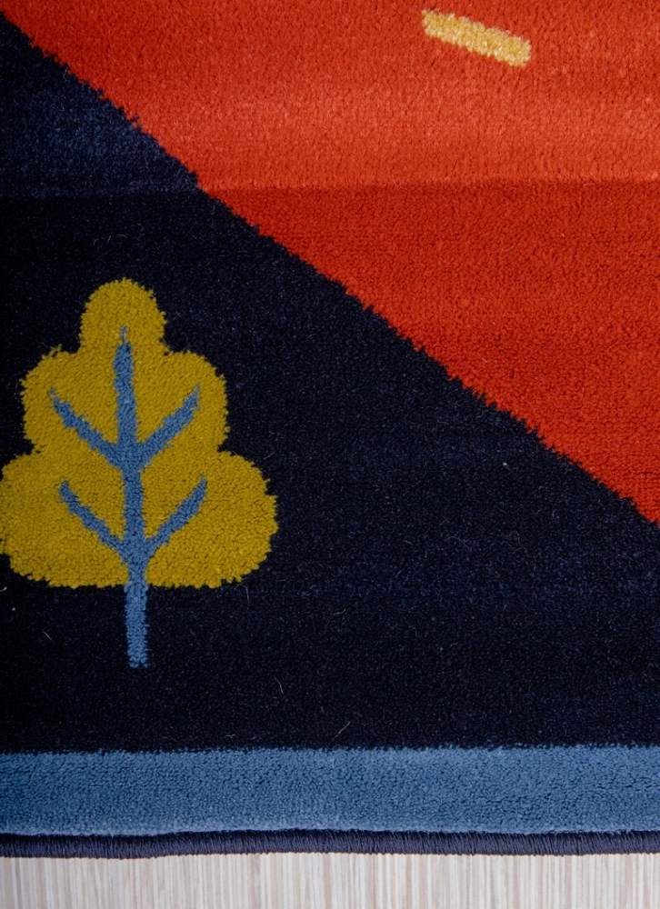 Ковер Standard Budi navy blue