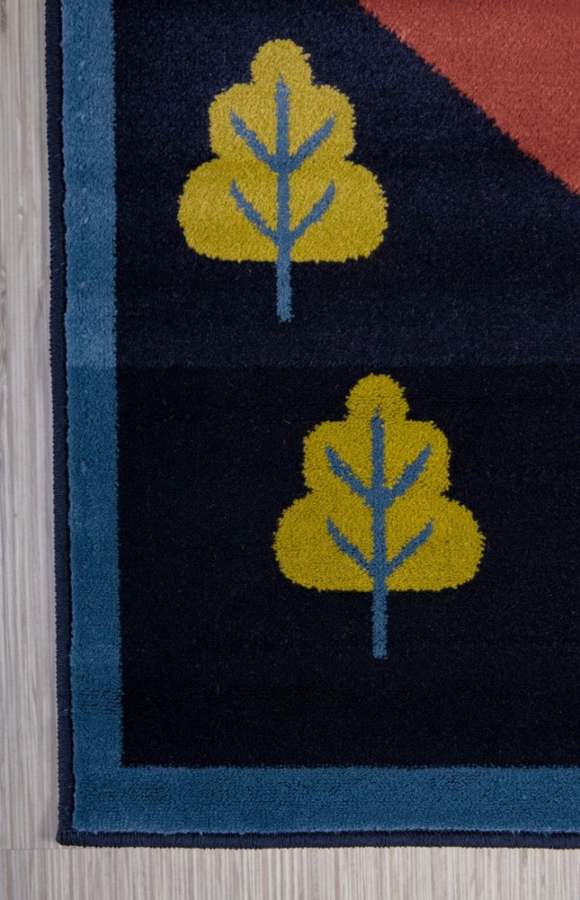 Ковер Standard Budi navy blue